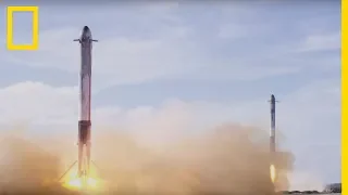 Images inédites de la propulsion de Falcon Heavy