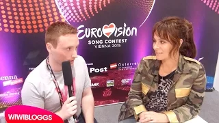 Interview: Trijntje Oosterhuis (The Netherlands) @ first rehearsal Eurovision 2015