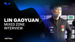 Lin Gaoyuan Interview | WTT Star Contender Goa 2023