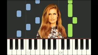 piano tutorial "BESAME MUCHO" Consuelo Velázquez, Dalida, with free sheet music (pdf)