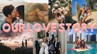 OUR LOVE STORY l falling in love in Hawaii, how we met and the proposal l