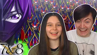 SO MANY ZERO'S | Code Geass R2 Episode 7 & 8 Reaction!!!