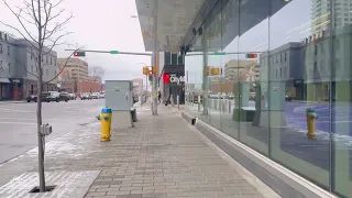 Exploring Edmonton's Downtown: City Center, Canada Post, UPS near Rogers Place!