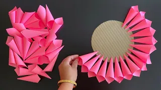 Beautiful Flower Wall Hanging / Paper Craft For Home Decoration / Paper Wall Hanging /DIY Wall Decor