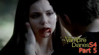 نهاية قصة الحب بين مصاص دماء وبشرية متحولة ملخص مسلسل Vampire Diaries s4 part5