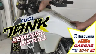 2022 TE300i: Fuel Tank Removal & Install (Husqvarna, KTM, GasGas)