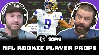 NFL Rookie Player Props - NFL Futures Odds (Ep. 1965)