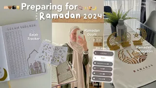 RAMADAN 2024 PREPARATION🌙 | Ramadan goals, memorizing Qur'an pages, Ramadan decoration, motivational