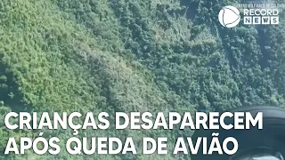 Crianças colombianas estão desaparecidas há 17 dias após queda de avião