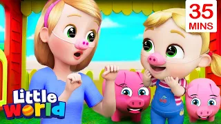 Old MacDonald With Nina And Nico + More Kids Songs & Nursery Rhymes by Little World