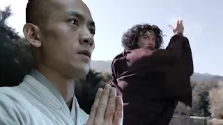 【Martial Arts】Evil monk thinks he's invincible, provokes trouble but is defeated by three masters.