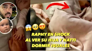 Raphy Pina llora Al Encontrar Natti Natasha y Su Hija Vida Isabelle Dormir Iguales Juntas En Cama 😍