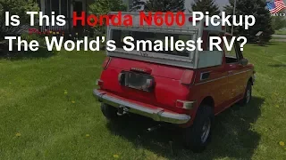 Is this pickup the world's smallest RV?