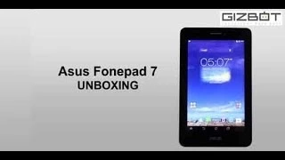 Asus Fonepad 7 Tablet Unboxing