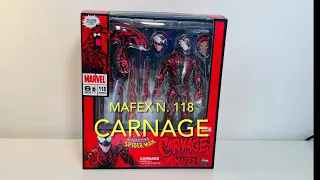 Mafex 118 CARNAGE ( REISSUE 2024 ) UNBOXING