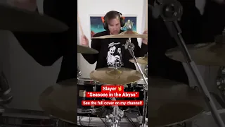 Slayer Seasons in the Abyss #slayer #drummer #drumcover #seasonsintheabyss #davelombardo #drumming