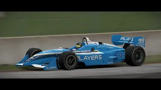 Automobilista 2 1998 Champ Cars at Cleveland 10-lap sprint against 100% AI (all camera replay view)