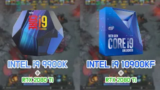 INTEL i9 9900K vs i9 10900KF with RTX 2080 Ti (5 Games)