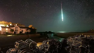 Impresionantes imágenes de la entrada de un meteorito en la atmósfera