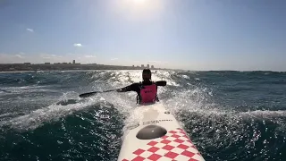 25 Knots Gusting at 38 and Some of the Best Durban Downwind Conditions