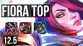 FIORA vs YONE (TOP) | Rank 1 Fiora, 6 solo kills, Godlike, Rank 13 | JP Challenger | 12.5