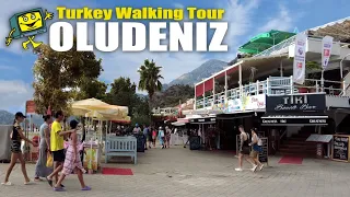 Oludeniz Turkey - 4K Walking Tour - Oludeniz Main Strip
