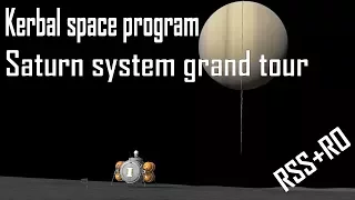 KSP Saturn system grand tour. RSS+RO
