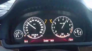 BMW 750i 0-250 km performance top speed