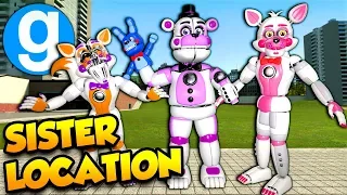 BRAND NEW SISTER LOCATION PILL PACK SPOTLIGHT FUNTIME FOXY & FREDDY PART 2! Gmod FNAF Sandbox!