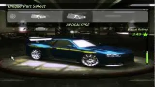 NFS: Underground 2 - Unique Upgrade #8 - Wide Body Kits (Stage 5)