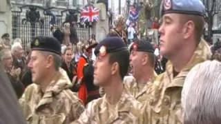 Royal Irish Regiment Homecoming Parade belfast 2.11.08