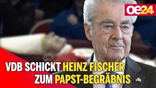 VdB schickt Heinz Fischer zum Papst-Begräbnis