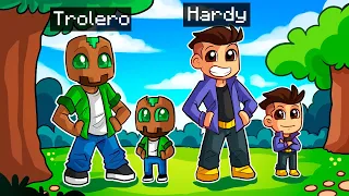 MINECRAFT pero TENEMOS HIJOS en MINECRAFT 👶😱 HARDY y TROLERO