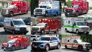 Ambulances Responding Compilation - Best of 2022