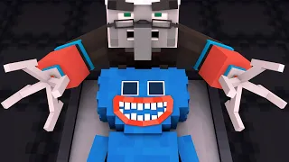 Huggy Wuggy vs Villager 3 - Minecraft Animation