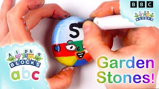 Making Alphablocks From Garden Stones! | DIY | Stone Art | Phonics