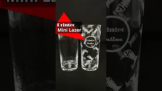 Printec Mini Lazer ile cam bardak üzerine kazıma / kumlama nasıl yapılır😁