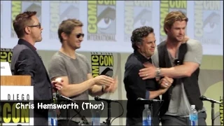 The Avengers 2 Age of Ultron Cast at Comic-Con 2014