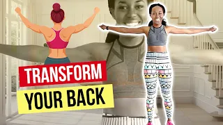 10 MIN NO EQUIPMENT BACK WORKOUT || Lose Back Fat, Underarm Flab & Bra Bulge - At Home Routine