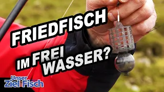 SCHWEBENDER FUTTERKORB bei EISESKÄLTE & STURM ??? - Unser Ziel ist Fisch  - ANGELSCHULE JÖRG OVENS