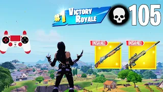 105 Elimination Solo Vs Squads Gameplay Wins (Fortnite Chapter 5 PS4 Controller)