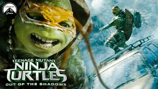 Teenage Mutant Ninja Turtles (2014) | Snow Mountain Chase (Full Scene) | Paramount Movies