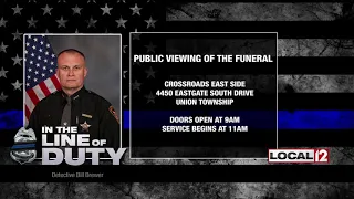 Funeral services and procession route announced for fallen deputy Det. Bill Brewer