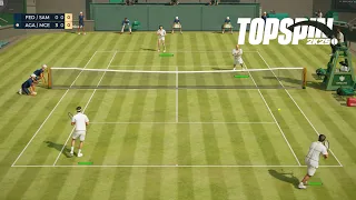 Top Spin 2K25 - TIEBREAKER - Roger Federer & Pete Sampras Vs Andre Agassi & John McEnroe (PS5)