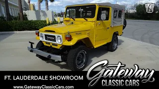 1981 Toyota Land Cruiser FJ43 at Gateway Classic Cars of Ft Lauderdale 1288 FTL