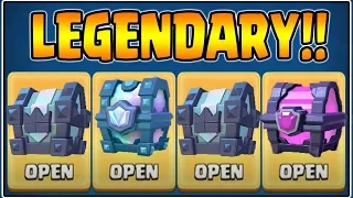 HUGE LEGENDARY KINGS CHEST OPENING IN CLASH ROYALE | CLASH ROYALE CHEST OPENING!