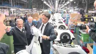 Pontedera (PI) - Renzi alla Piaggio (23.04.16)