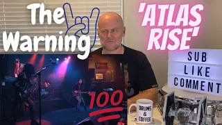 Drum Teacher Reacts: THE WARNING covers Metallica's Atlas Rise