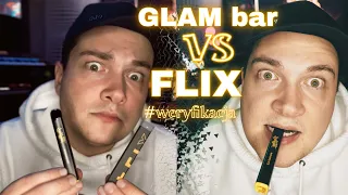FLIX vs GLAM bar