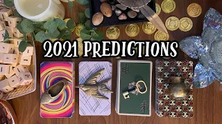 PICK A CARD 😱  *OMG* 2021 PREDICTIONS JANUARY TO DECEMBER! 🔮 ✨ Tarot Card Charm Career Love Reading